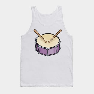 Purple drum Tank Top